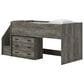Ashley Frandern Twin Loft Bed with Drawer Storage in Gray, , large