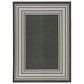 Nourison Horizon HOZ03 Black 6" x 9" Indoor/Outdoor Area Rug, , large