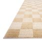 Chris Loves Julia x Loloi Calvin Wheat and Ivory 6"3" x 9"6" Area Rug, , large