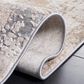 Safavieh Invista INV430 2" x 8" Cream and Grey Runner, , large