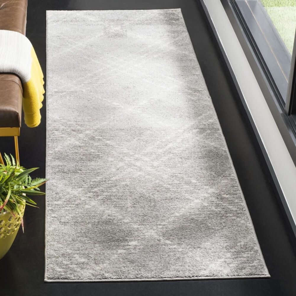 Safavieh Adirondack ADR129B 2"6" x 12" Light Grey and Ivory Runner, , large