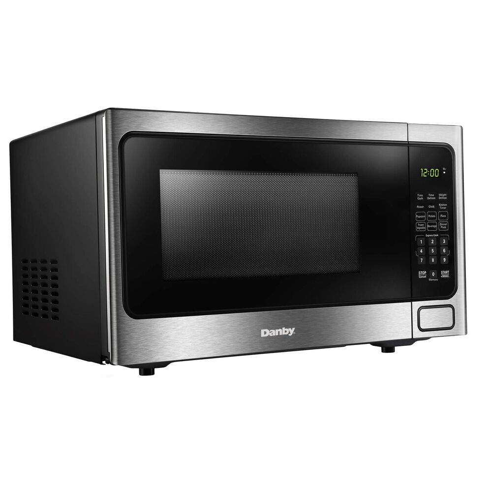 Danby 1.1 Cu. Ft. Countertop Microwave Oven in Stainless ...