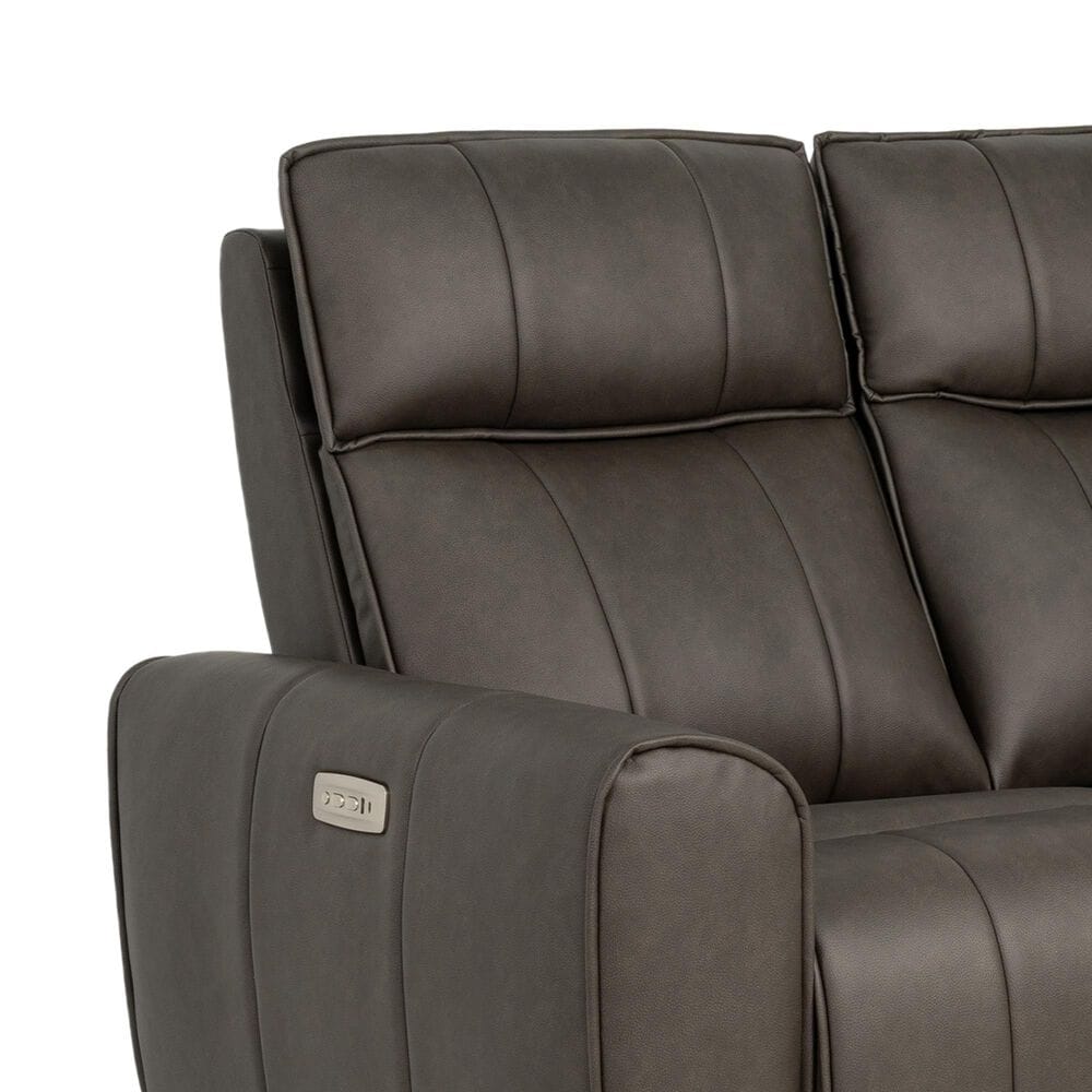Aurora Furnishings Power Headrest Reclining Sofa in Dallas Espresso, , large