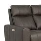 Aurora Furnishings Power Headrest Reclining Sofa in Dallas Espresso, , large