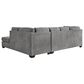 Ashley Marleton 2-Piece Right Facing Sleeper Sectional with Chaise in Gray, , large