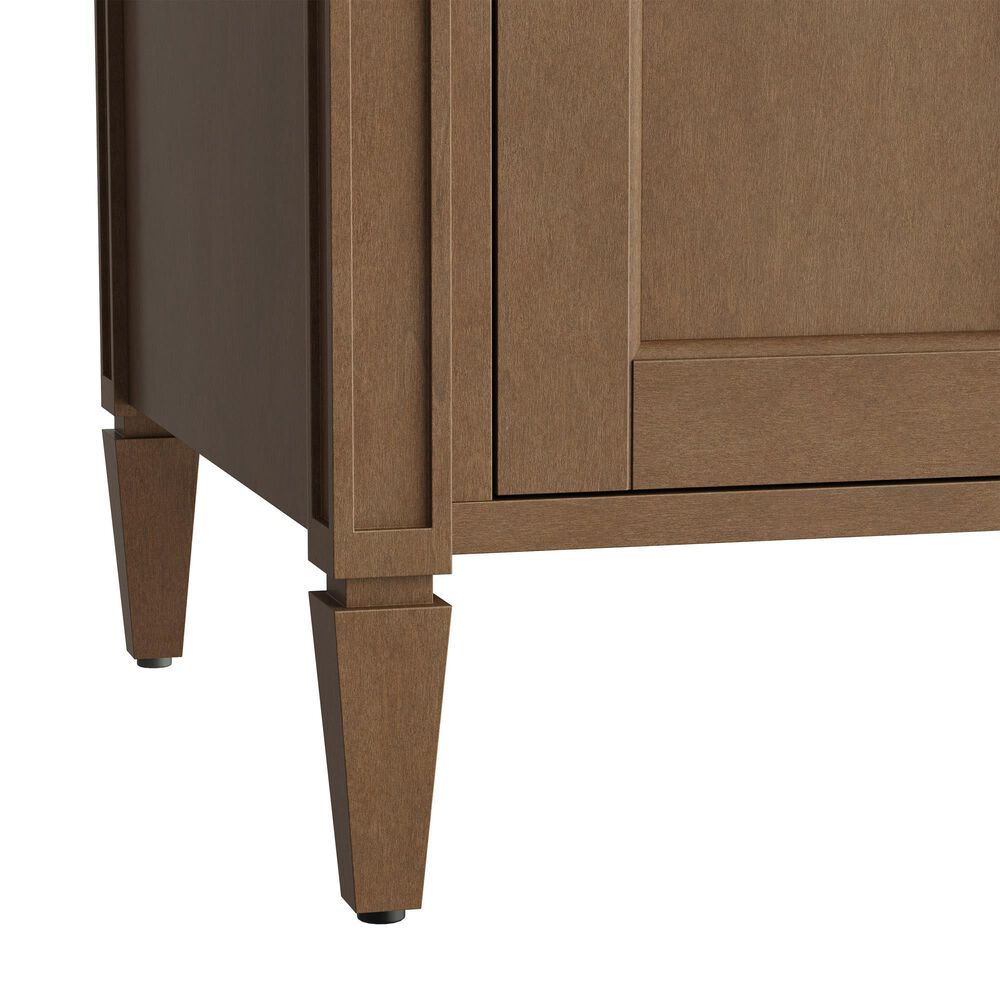 James Martin Brittany 36" Single Bathroom Vanity in Pecan with 3 cm Phantome Eclos Top and Rectangular Sink, , large