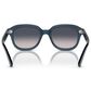 Ray-Ban Erik Sunglasses with Blue Lenses in Polished  Opal Dark Blue, , large
