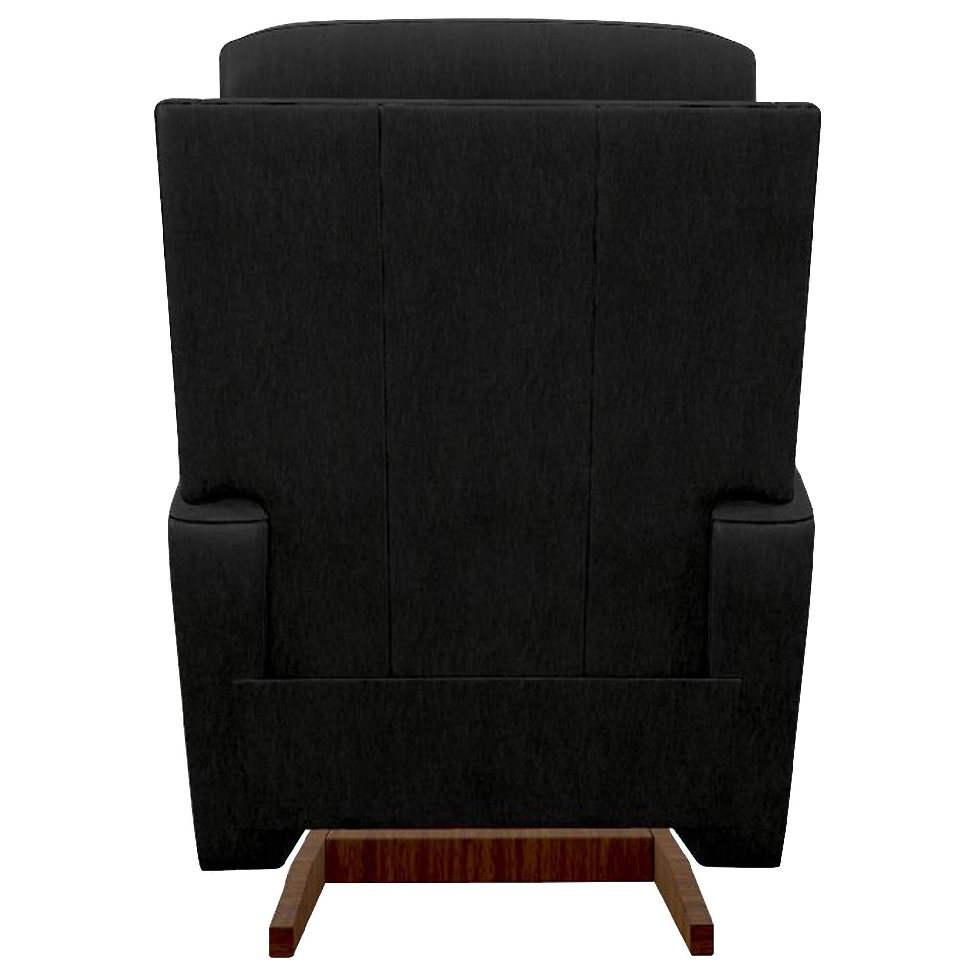 La-Z-Boy Wynne Manual Rocker Recliner in Licorice
