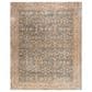 Nourison Luxurious 8"6" x 11"6" Ivory and Blue Area Rug, , large