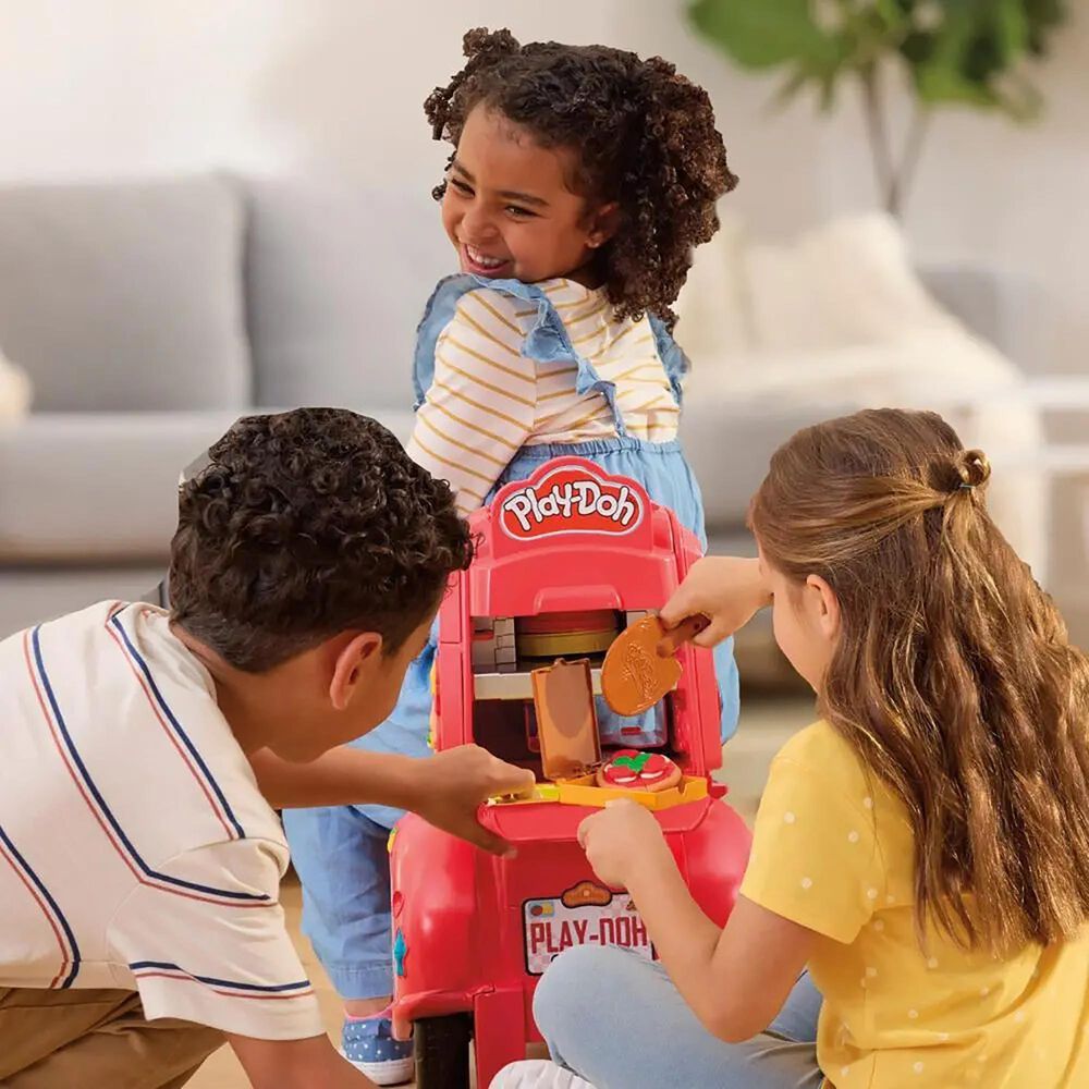 Hasbro PlayDoh Pizza Delivery Kid Scooter Playset, , large