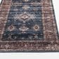 Central Oriental Rugease Velveteen Raquel Aerugo and Rust 2"3" x 6" Runner, , large