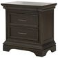 at HOME Caldwell 2 Drawer Nightstand in Caldwell Dark Brown with Black, , large