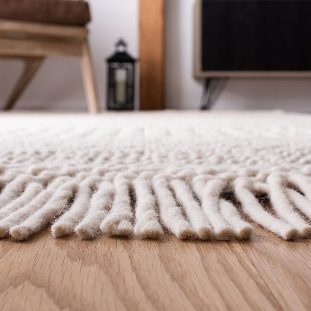 Safavieh Natura NAT852A 3&#39; x 5&#39; Ivory and Grey Area Rug, , large