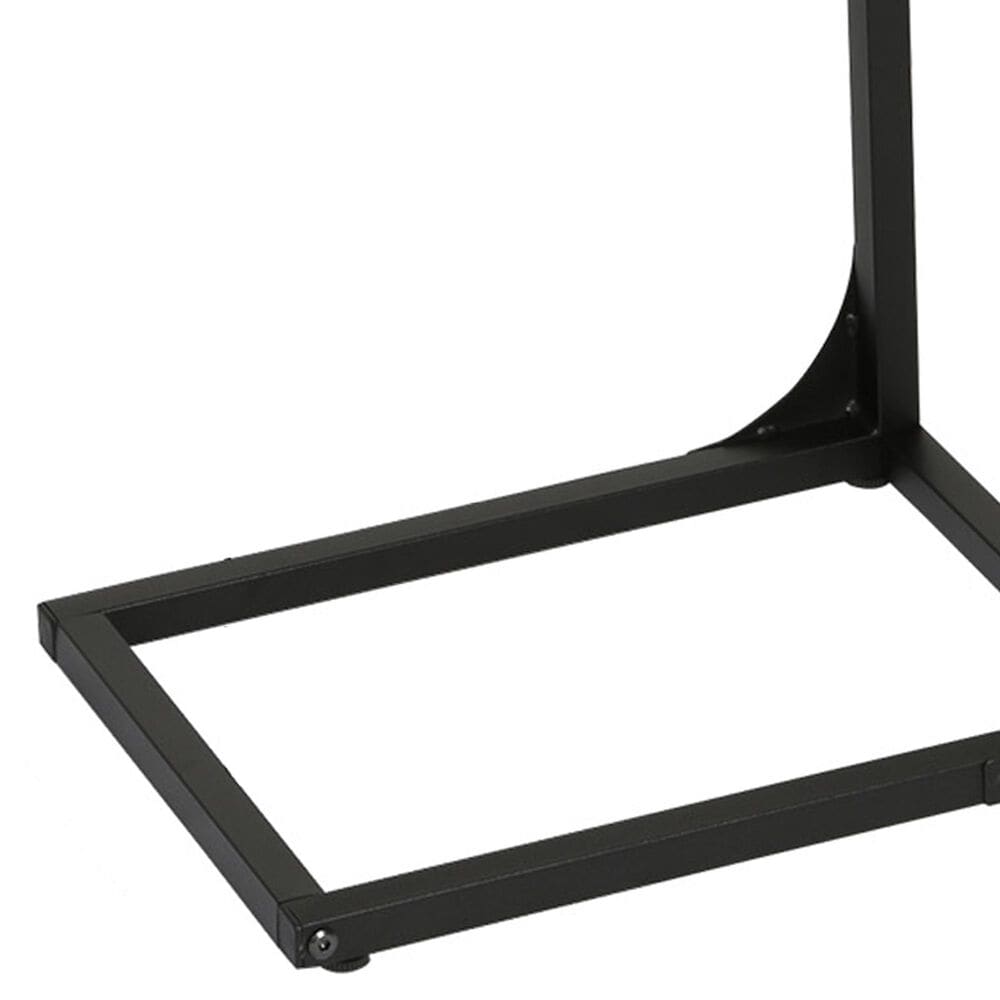 FDW C-Shape Side Table in Black (Set of 2), , large