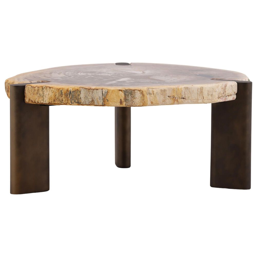 Blue Sun Designs Samplson 2-Piece Coffee Table Set in Light Natural and Bronze, , large