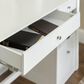 Walker Edison Clara Deluxe Desk in White, , large