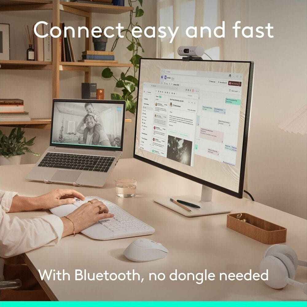 Logitech Signature Comfort Plus Wireless Mouse in Off-White, , large