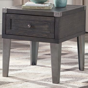 Signature Design by Ashley Todoe End Table in Dark Gray, , large