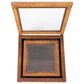 Creative Coop 2-Piece Modern Decorative Square Display Box Set in Dark Brown, , large