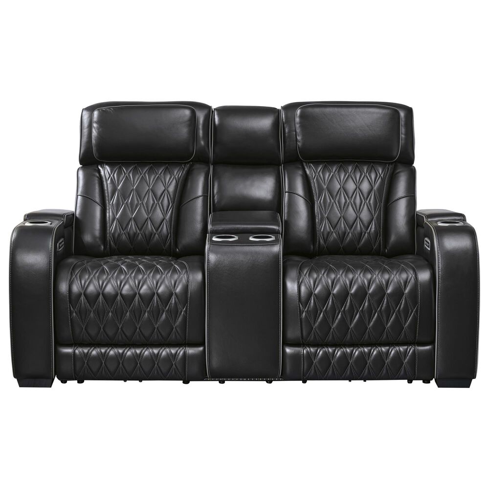 Ashley Boyington 2-Piece Power Reclining Living Room Set in Black, , large