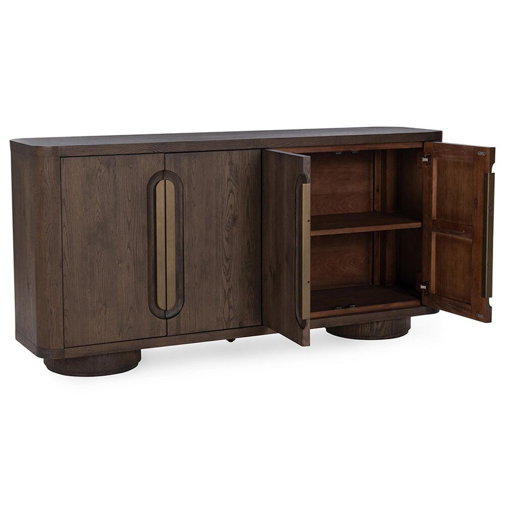 Classic Home Tiber 4-Door Buffet in Toasted Brown, , large