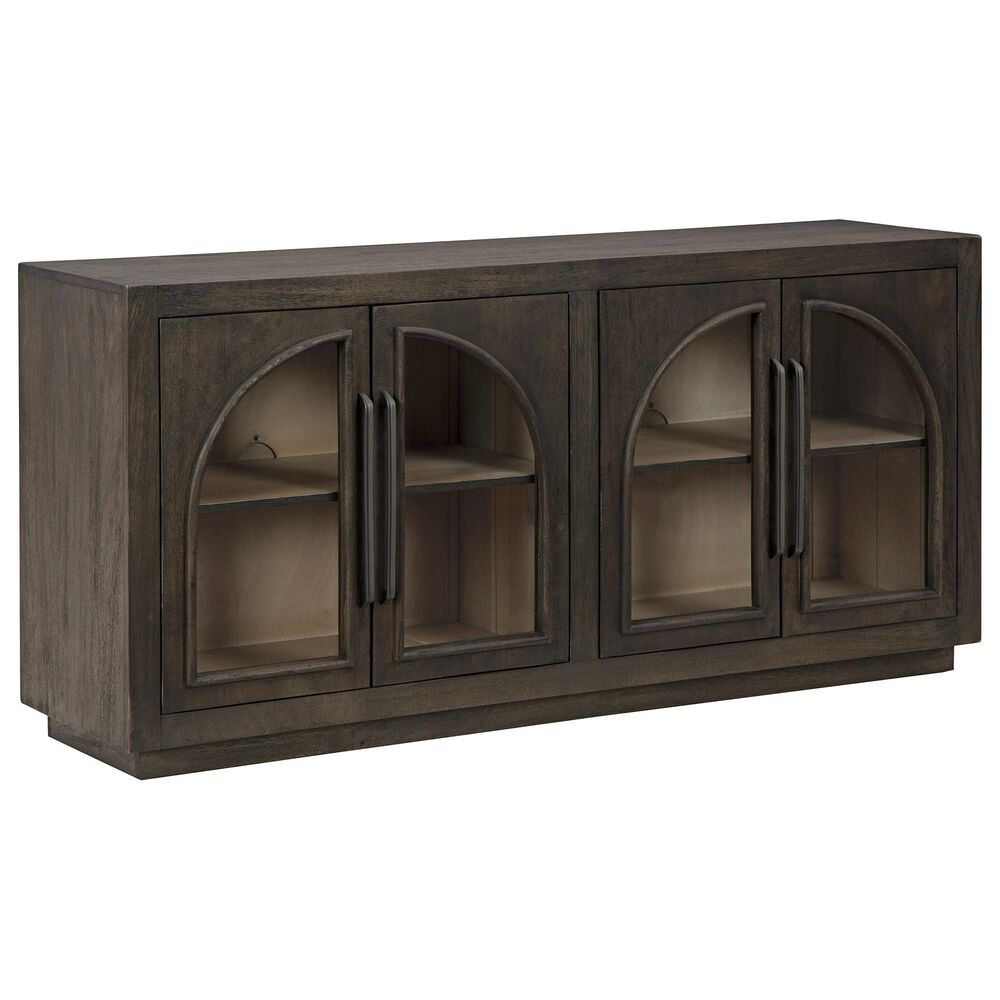 Ashley Dreley 62" Accent Cabinet in Grayish Brown, , large