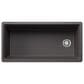Blanco Inteos 39" Undermount Single Bowl Kitchen Sink in Cinder, , large
