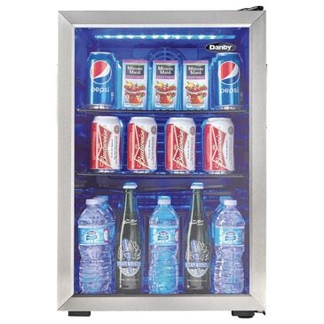 Danby 2.6 Cu. Ft. Freestanding Beverage Center in Stainless Steel, , large