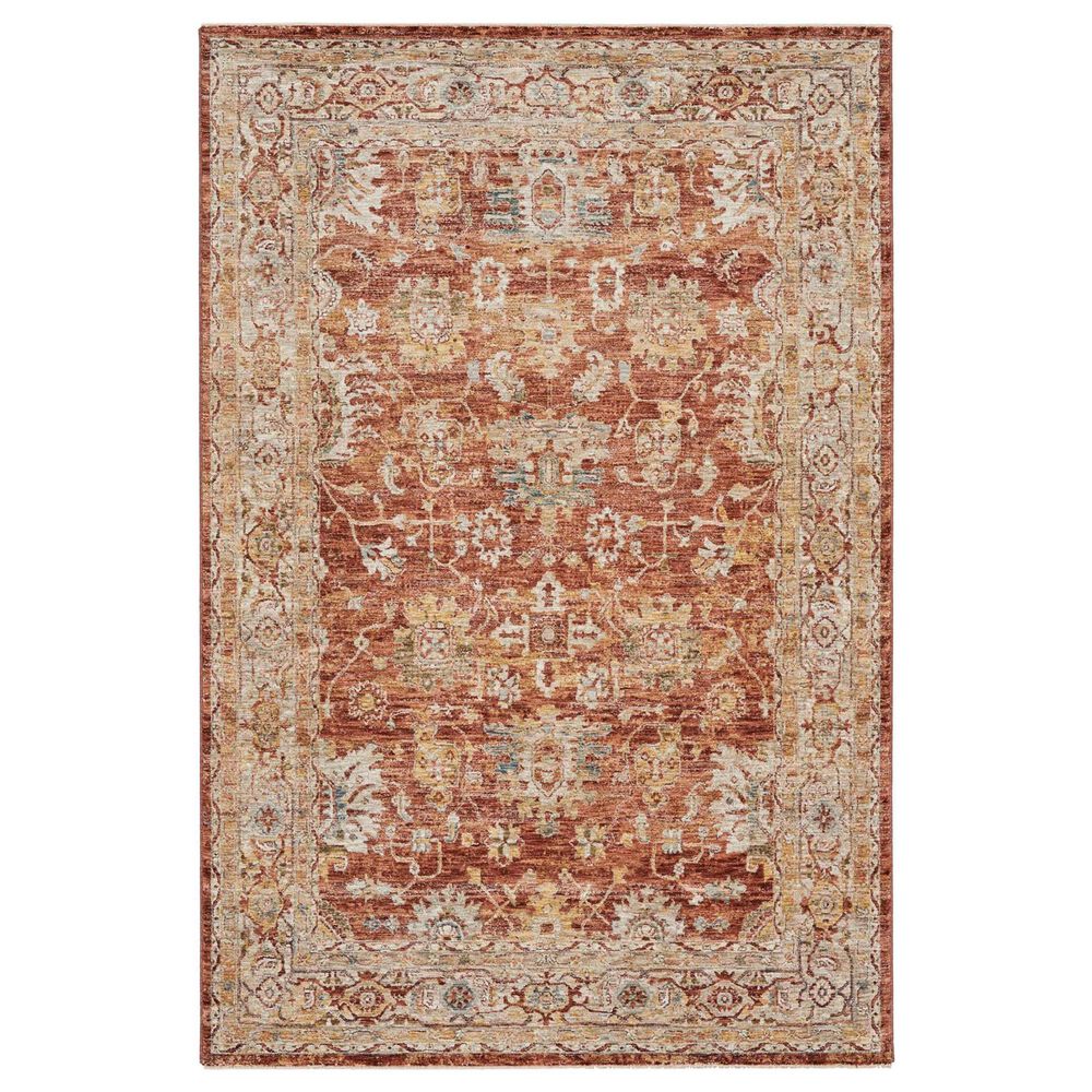 Nourison Sahar SHR02 7"10" x 10"4" Rust Area Rug, , large