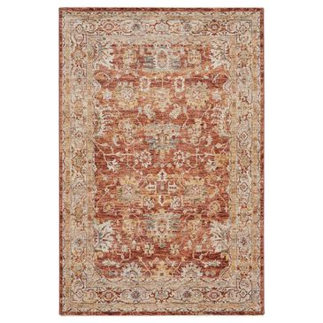 Nourison Sahar SHR02 7"10" x 10"4" Rust Area Rug, , large