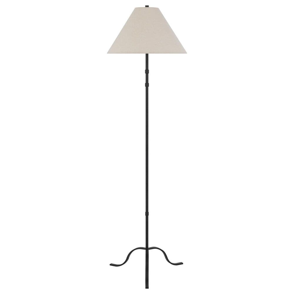 Cal Lighting Segovia Floor Lamp in Black, , large