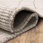 Karastan Tangier RG187-620 9" x 12" Tribal Diamond Silver Area Rug, , large