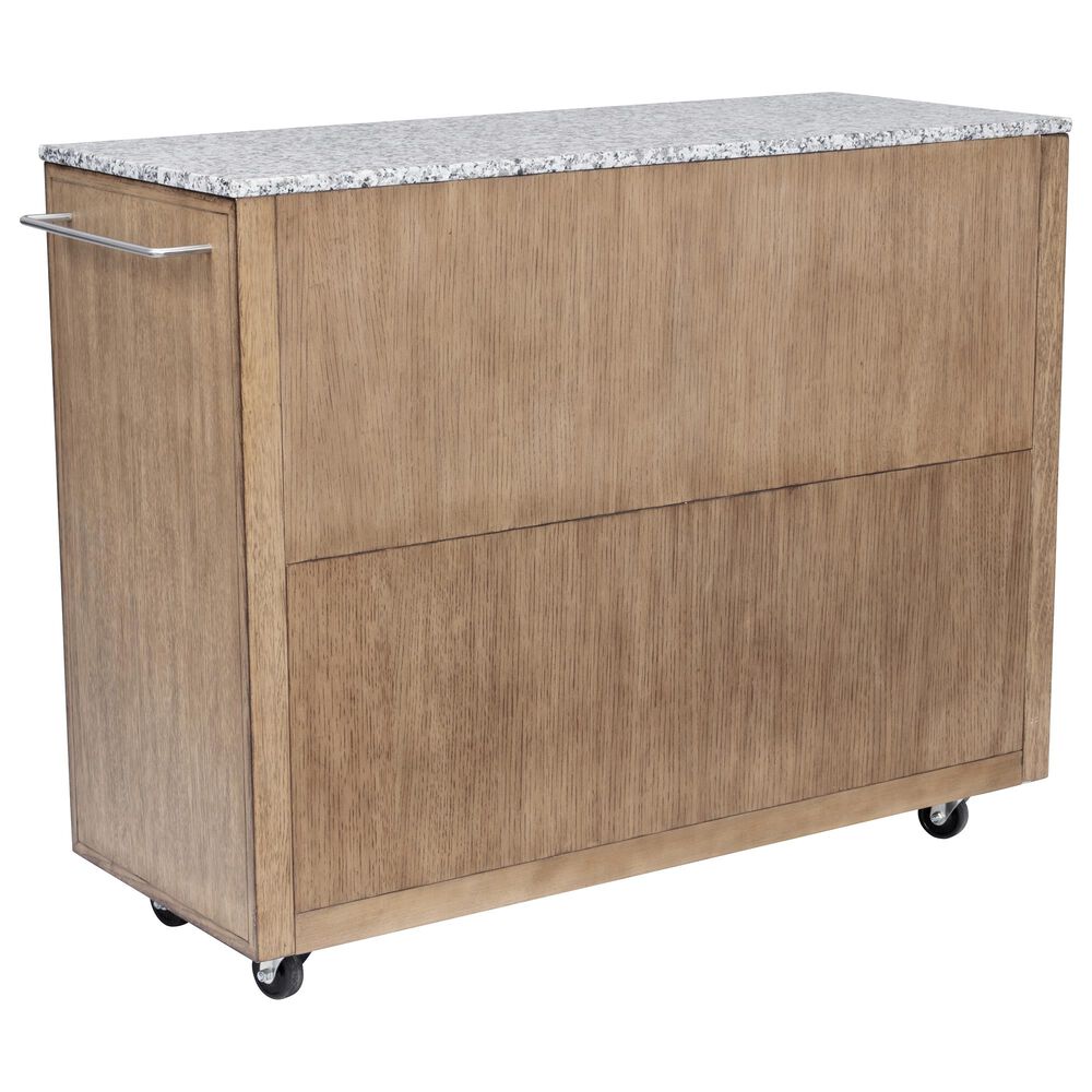 Home Styles Big Sur Kitchen Cart in Brown | Nebraska Furniture Mart
