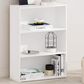 HOMLUX 3-Tier Open Shelf Bookcase in Plain White, , large