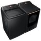 Samsung 5.5 Cu. Ft. Smart Top Load Impeller Washer and 7.4 Cu. Ft. Electric Dryer in Brushed Black, , large