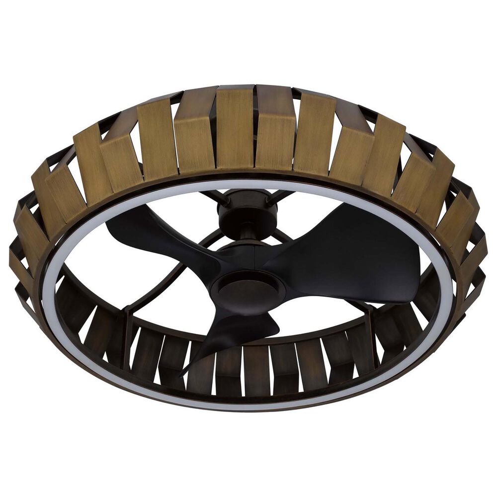 Cal Lighting Hilo Ceiling Fan Light in Bronze Patina, , large