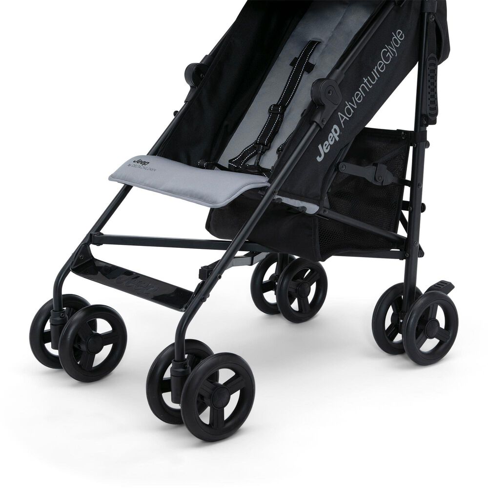 Delta Jeep AdventureGlyde Stroller in Black and Grey, , large