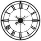 Yosemite Home Decor Tower Wall Clock in Rustic Black, , large
