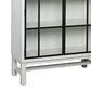 Ashley Greddinton Display Cabinet in Antiqued White and Black, , large