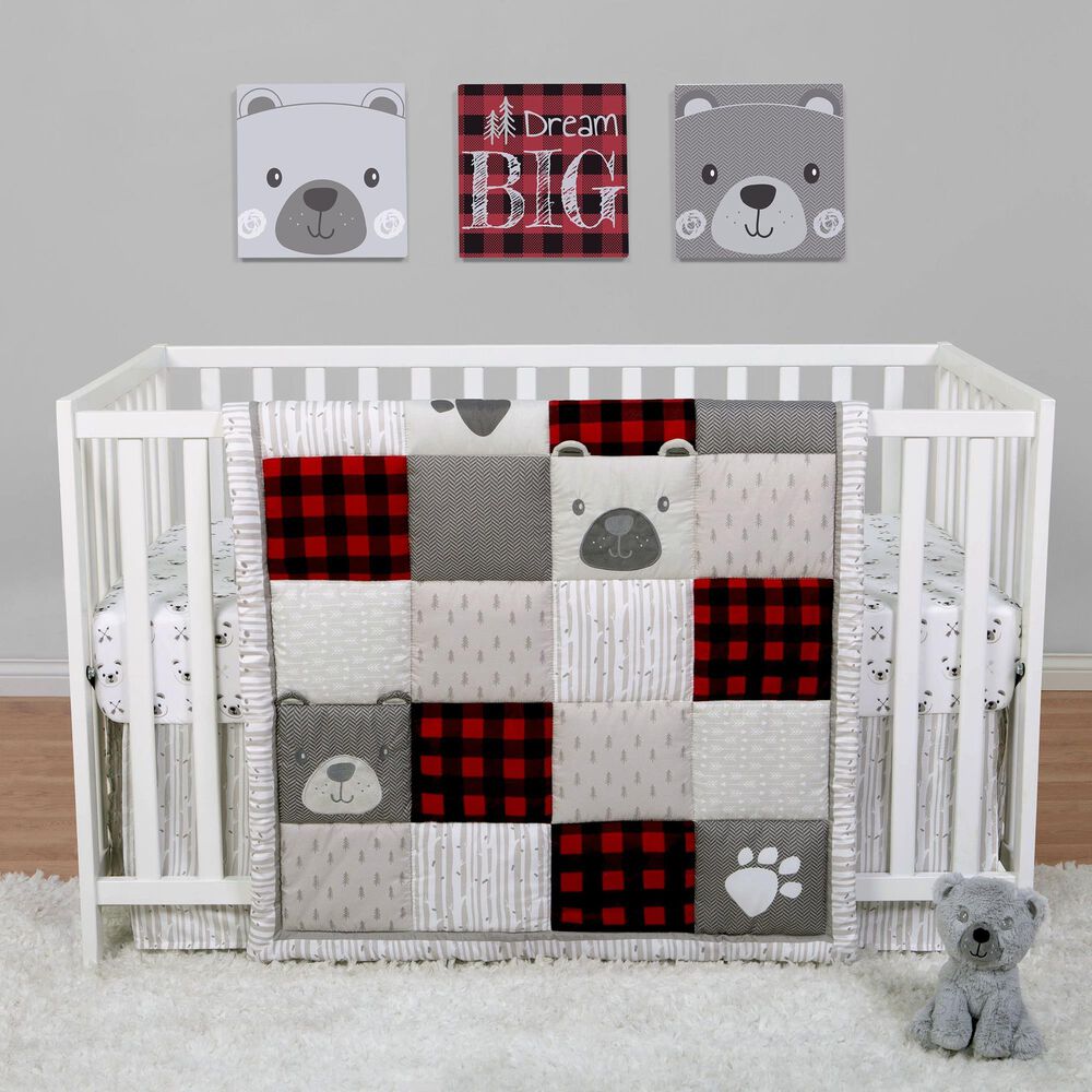 Trend Labs Up North 4-Piece Crib Bedding Set, , large