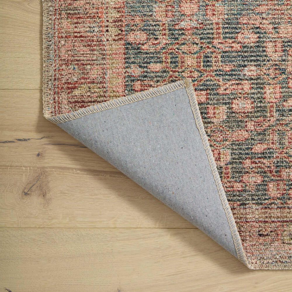 Angela Rose Aubrey 2&#39; x 5&#39; Blue and Terracotta Runner, , large
