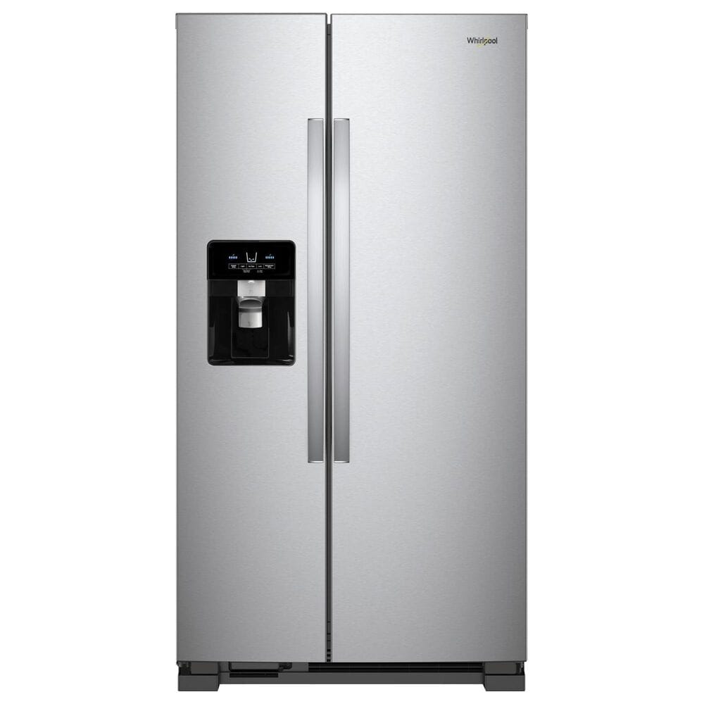 Whirlpool 21 Cu. Ft. Side by Side Refrigerator in Stainless Steel, , large
