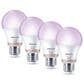 Phillips Hue 60-Watt Smart LED RGB A19 Bulb in White (Set of 4), , large