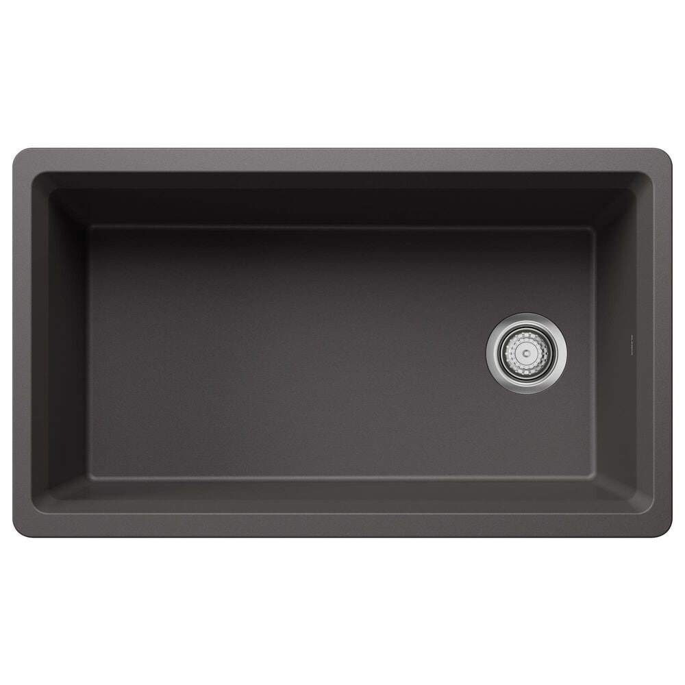 Blanco Inteos 33&quot; Undermount Single Bowl Kitchen Sink in Cinder, , large