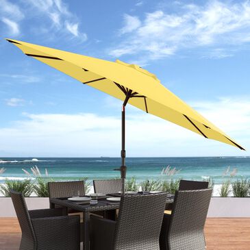 CorLiving 10" UV & Wind Resistant Patio Umbrella in Yellow, , large