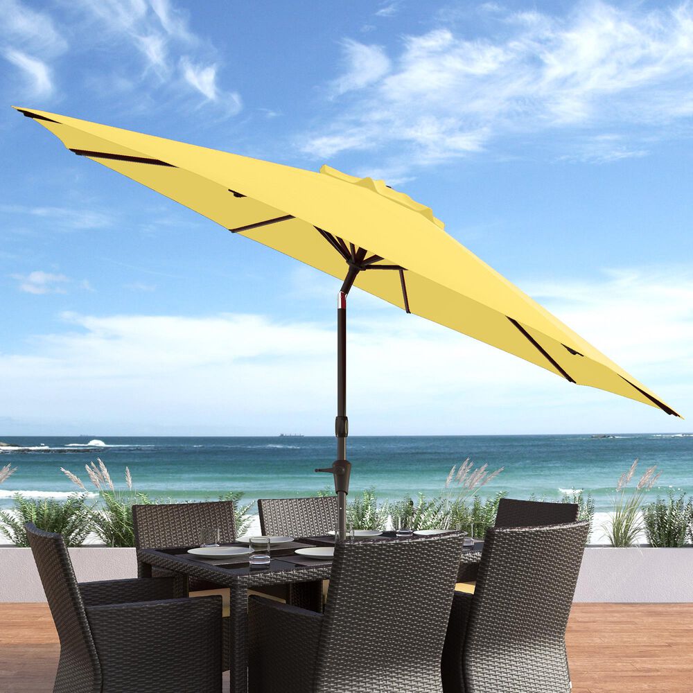 CorLiving 10" UV & Wind Resistant Patio Umbrella in Yellow, , large