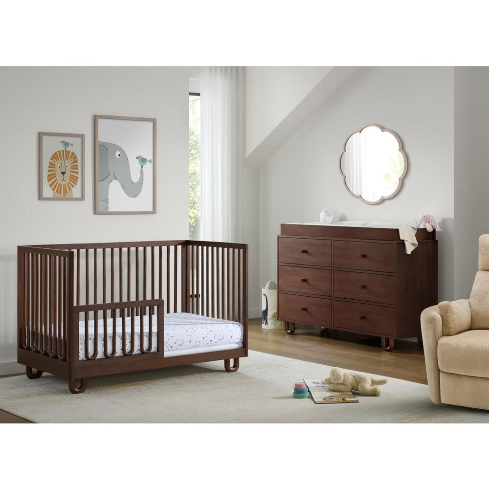 Oxford Baby Meridian 3-in-1 Convertible Crib in Cognac, , large