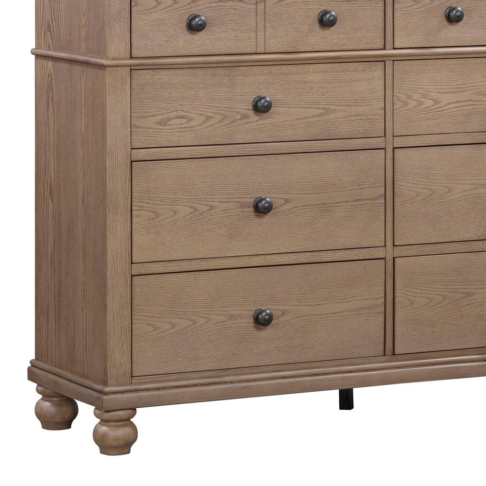 Riva Ridge Oxford 8-Drawer Chesser in Tan, , large
