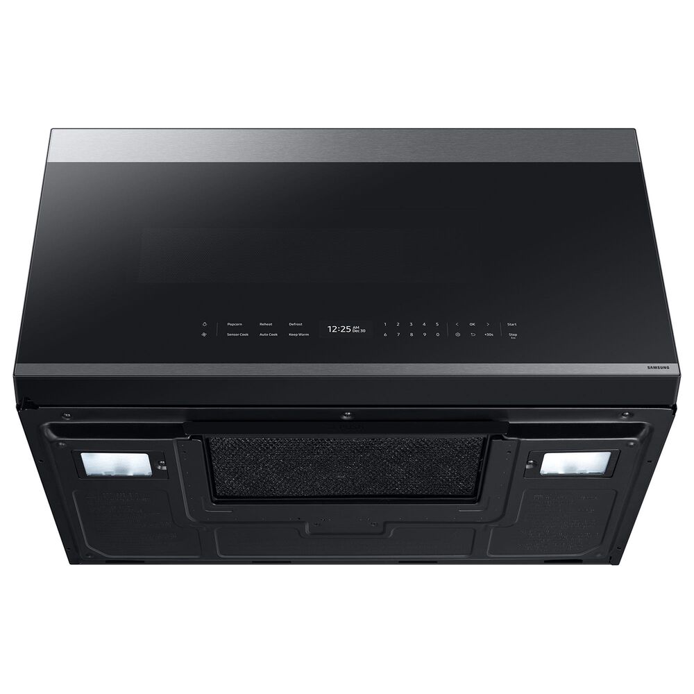 Samsung Bespoke 2-Piece Kitchen Package with 6.3 Cu. Ft. Slide-In Induction Range and 2.1 Cu. Ft. Fingerprint Resistant Over-the-Range Microwave in Stainless Steel, , large