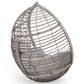 Noble House Layla Hanging Chair in Gray, , large